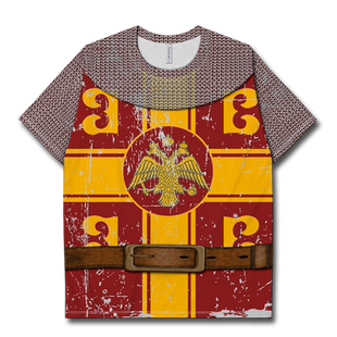 东罗马拜占庭帝国Byzantine盔甲速干T恤男女复古体恤000A设 无界
