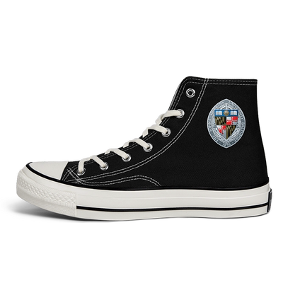 约翰霍普金斯大学HOPKINS定制名校班服高帮帆布鞋男女韩流设 无界