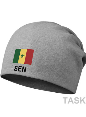 塞内加尔Senegal国家薄款包头帽睡堆堆帽子男女围脖头巾秋设 无界