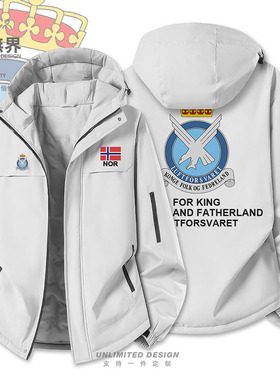 挪威空的军Norway国家军迷加厚棉服男女潮保暖棉袄外套冬设 无界