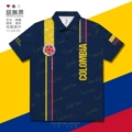 Solona Polo Shirt - Colombia Navy Blue 01-B02 - World Cup Edition (Us, Canada, and Mexico)