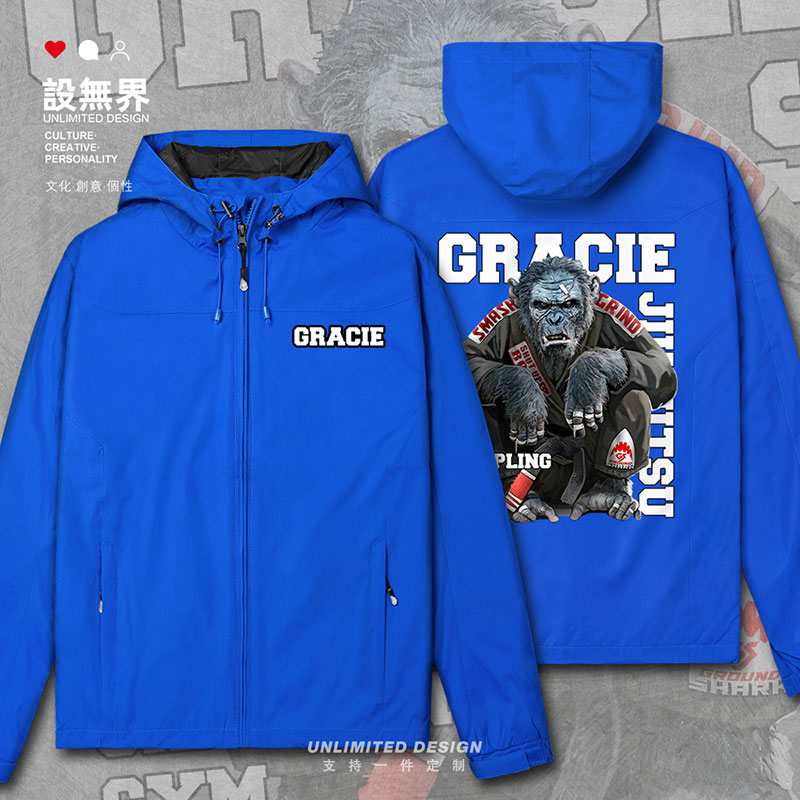 巴西柔术动物插画服猩猩休冲锋衣