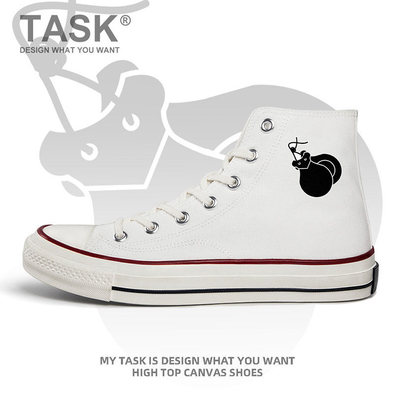 定制鞋子，经典高帮鞋，舒适透气，个性