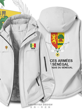 塞内加尔Senegal陆军国家加厚棉服男女军迷潮印花棉袄外套设 无界