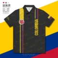 Textured Polo Shirt - Colombia World Cup Black 01-B02 (Us, Canada &amp; Mexico)
