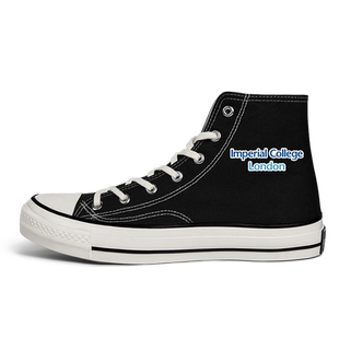 帝国理工学院Imperial名校班服高帮帆布鞋男女硫化鞋夏季设 无界