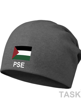 巴勒斯坦Palestine国家保暖男女运动堆堆帽子薄款睡春头巾设 无界