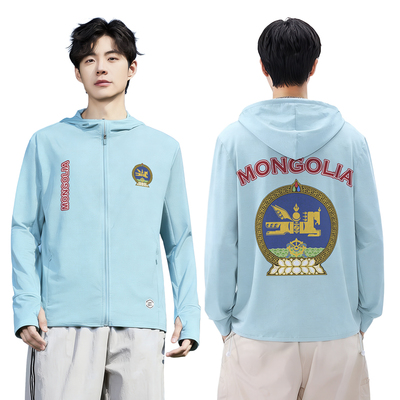 蒙古Mongolia国家标志男女防晒衣