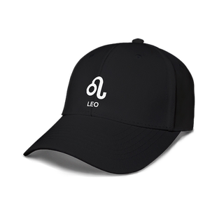 十二星座狮子座帽子鸭舌帽男女遮阳棒运动球帽钓鱼防晒帽设 无界