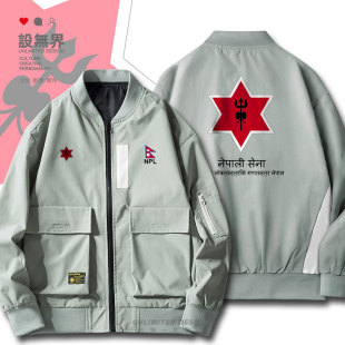 尼泊尔Nepal国家陆军衣服加厚夹克男女秋特种兵休闲外套潮设 无界