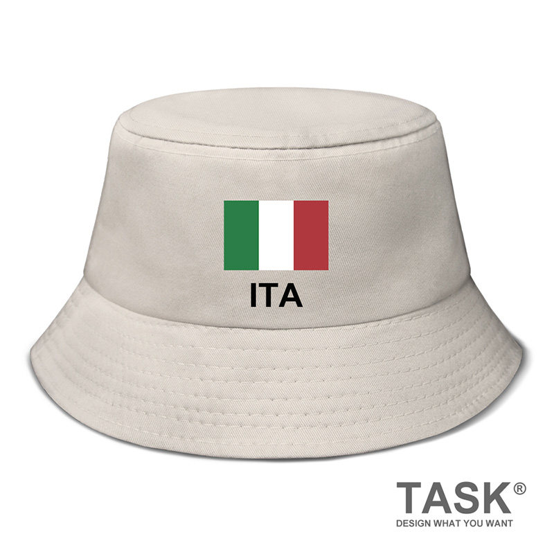 意大利italy国家运动帽子太阳帽渔夫帽男女夏防晒帽钓鱼帽设 无界