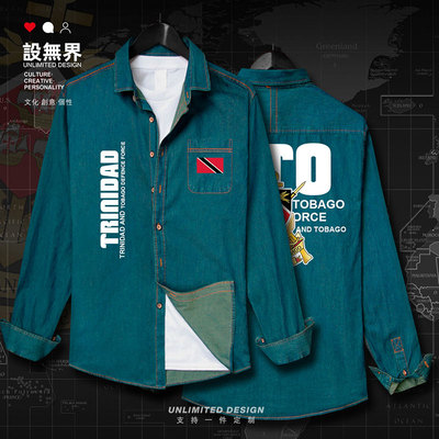 特立尼达和多巴哥Trinid牛仔衬衫