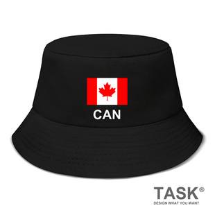 无界 加拿大Canada国家帽子渔夫帽男女钓鱼帽太阳帽学生防晒帽设