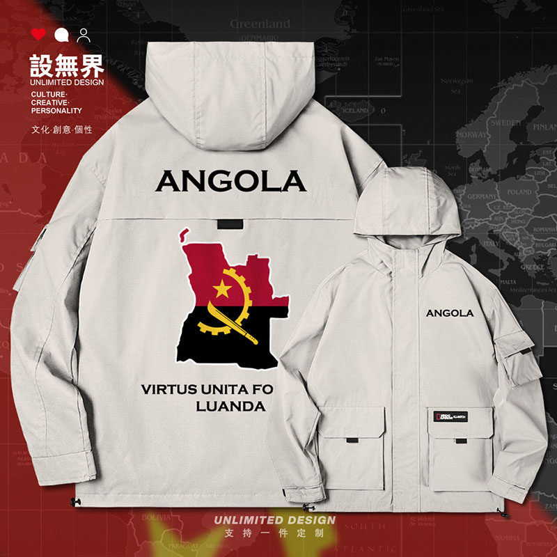 安哥拉Angola国家领土地图英夹克