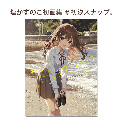 【现货】塩かずのこ画集 ＃初汐スナップ。日本P站画师塩かずのこ初画集 魅力女孩视觉插图插画