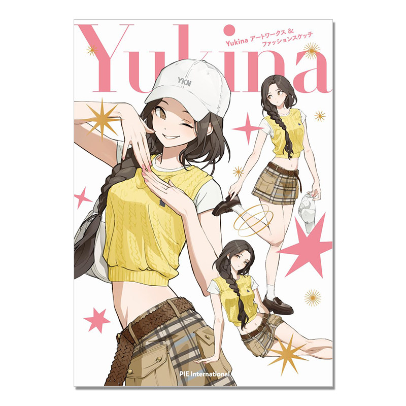 【现货】时尚画师Yukina首本画集 时尚人物插图 Yukina アートワークス&ファッションスケッチ 艺术作品 时尚素描 PIE