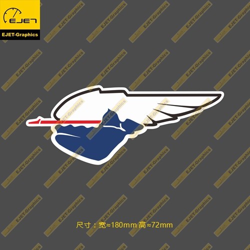 苏霍伊su-27垂尾徽章形个性潮贴汽车贴行李箱贴