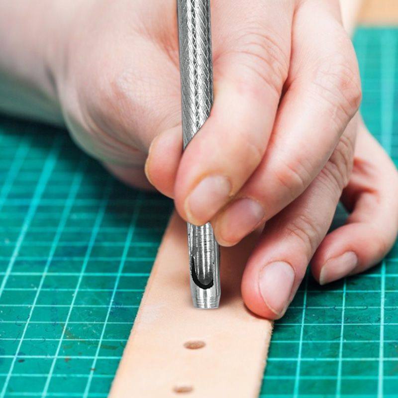 皮具腰带打眼器高硬度镀锌冲子实用耐用皮革打孔手工具神器设计