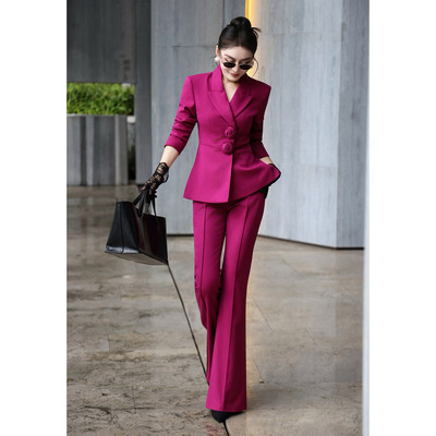 西装套裤常规高级感2025年秋季