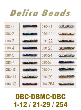 DBC/DBMC/DBSC套装1:金属系列~MIYUKI古董珠1-12/21-29/10/254