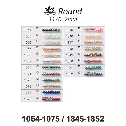TOHO染心圆珠散珠套装