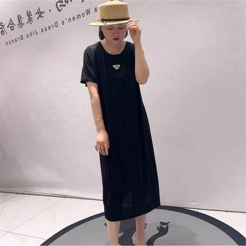 芮娜依莲时尚潮流裙2026夏装5266连衣裙加肥加大码女装宽松显瘦裙