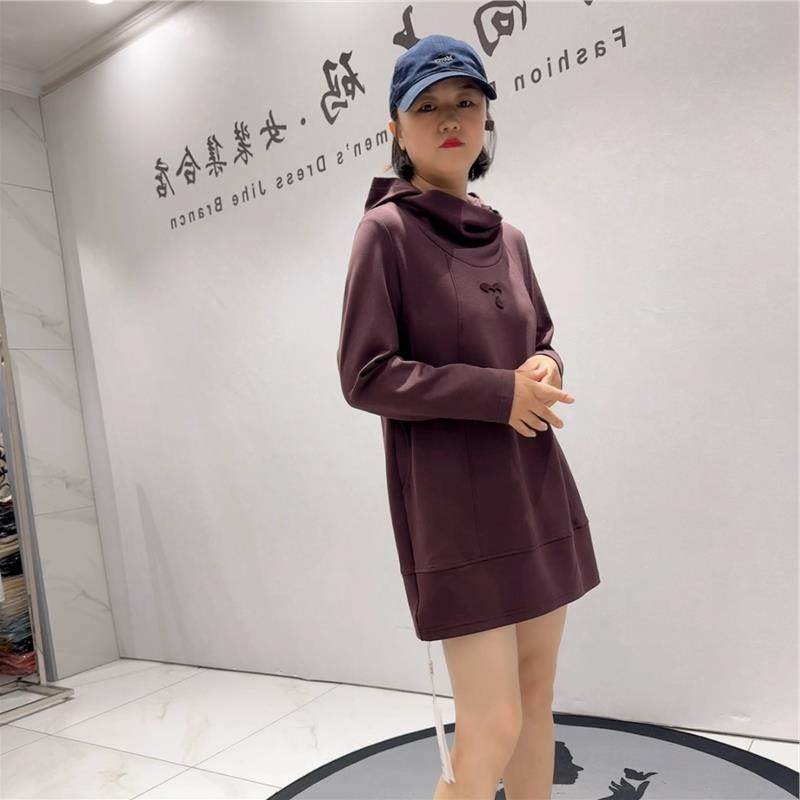 孤品带帽大码女装打底衫2025初秋一手长连帽卫衣装上衣T恤25960