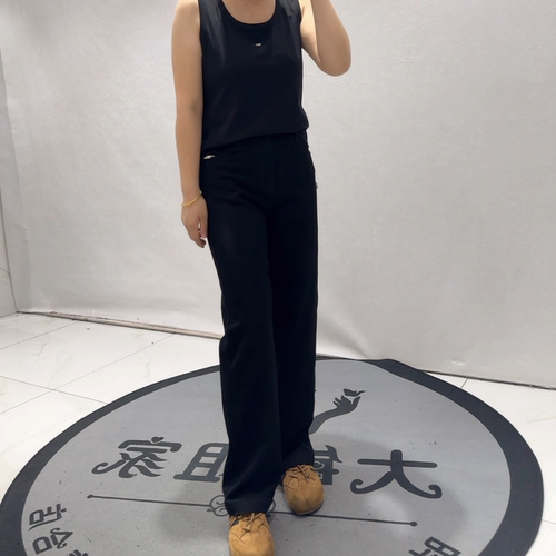 2026新款秋冬胖mm裤子89031柏菲蒂拉绒牛仔裤大码女装显瘦直筒裤