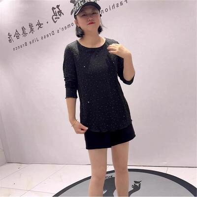 2026初春女权贵族加肥上衣200斤打底衫加大码女装胖mm打底1172