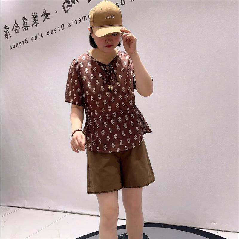 针丝缘时尚T恤2026夏装短袖打底1431领口系带单层面料收腰显瘦衫