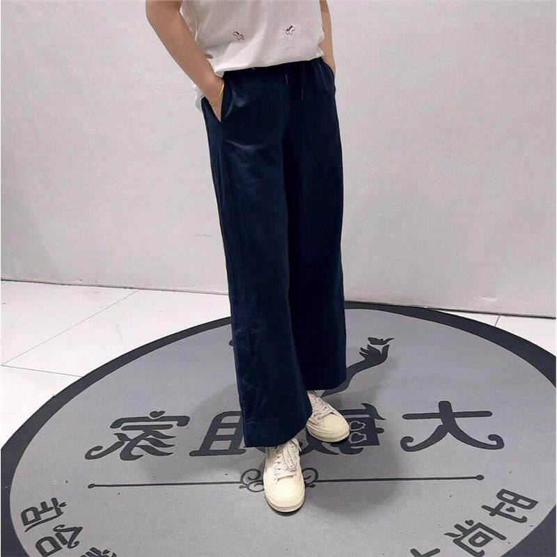 2026夏季新芮娜依莲潮流时装裤6205棉麻裤大码女装宽松显瘦女裤子