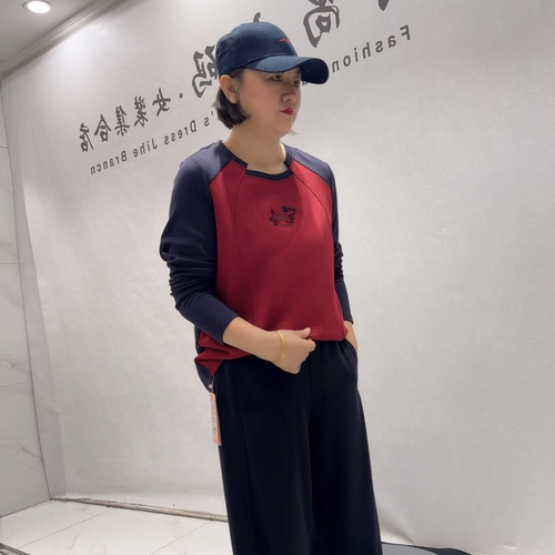 芮娜依莲5116秋冬新款欧货拼色拉