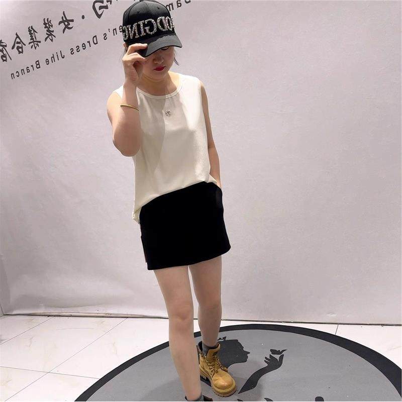 2026春季上衣芮娜依莲潮T恤1386无袖背心加大码女装200斤打底衫,女装/女士精品,大码内搭,淘宝优惠券,粉丝福利购,淘宝优惠卷