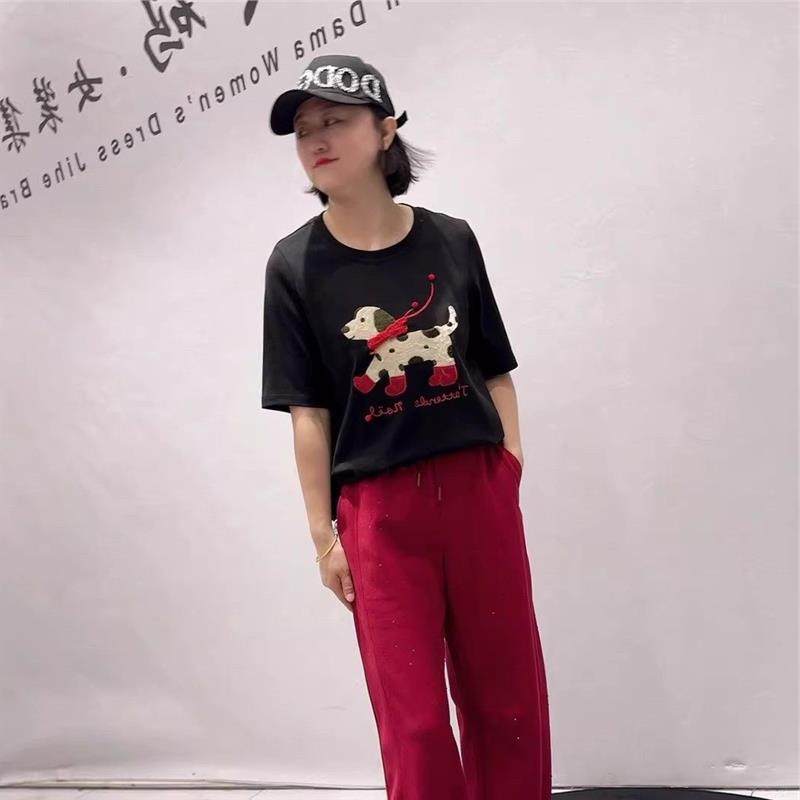 2026春装女权贵族1580打底衫短袖T加大码女装200斤上衣潮流打底