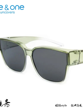 one&one近视太阳镜偏光套镜男女款时尚大框外出眼镜驾驶墨镜76061