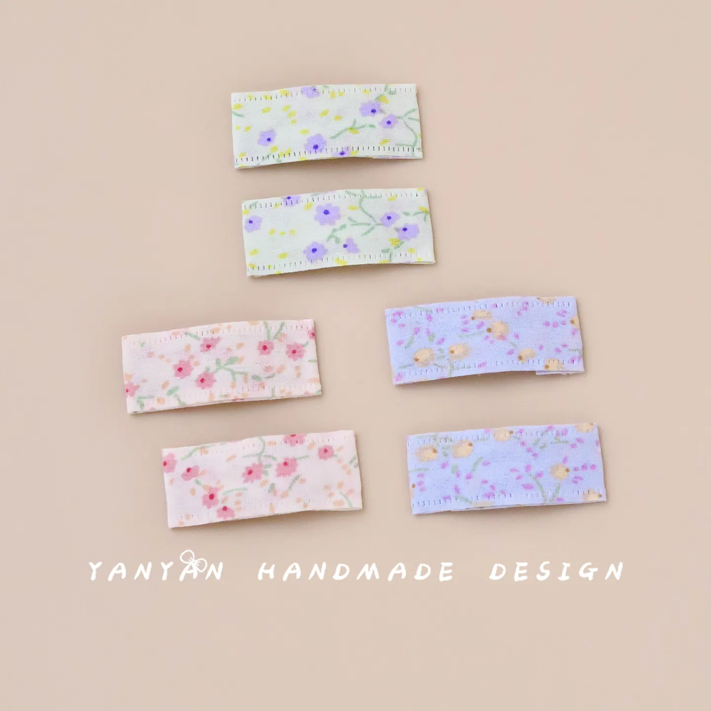 女童春夏碎花BB夹宝宝碎发刘海发夹幼儿园儿童可爱不伤发头发饰