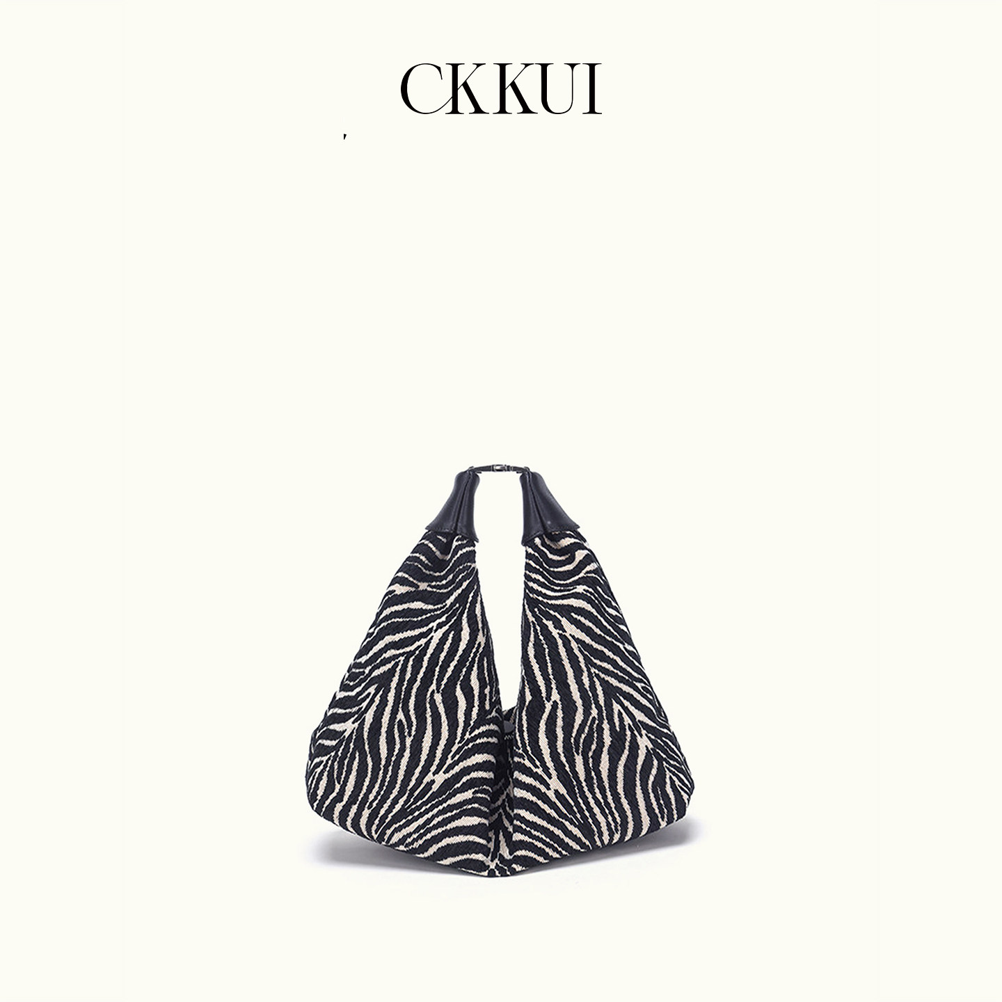 CKKUI 复古撞色设计杂物包包2026夏季腋下收纳包出门大容量单肩包