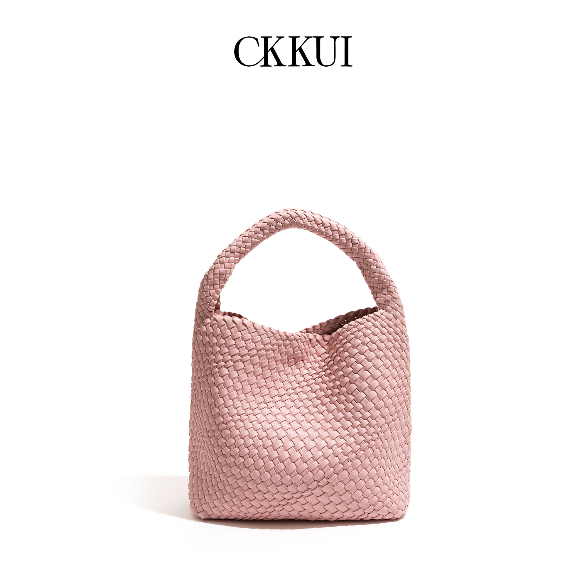 CKKUI韩系简约编织包包女款