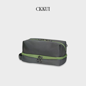 收纳包包2026新款 CKKUI 户外便携式 化妆包慵懒风轻便收纳包小包包
