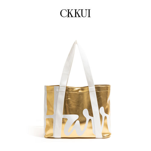 CKKUI欧美软皮pu购物袋女包