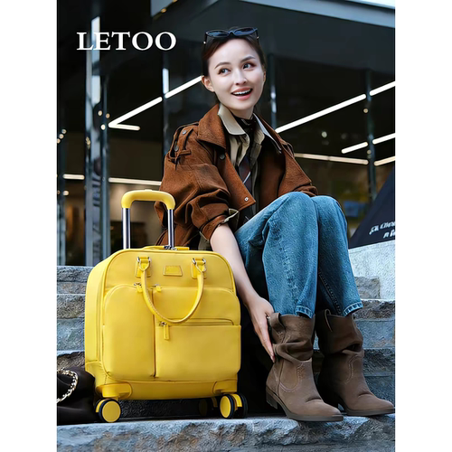 LETOO行李箱18寸登机2026新款短途便携式旅行出差手提轻便拉杆包