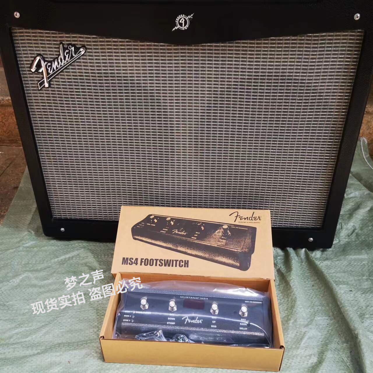 fender ms4 踏板控制mustang适合老款芬德野马系列数字音箱踏板