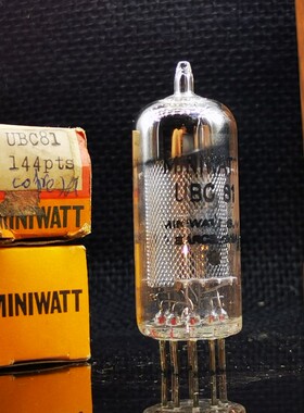 荷兰PHILIPS MINIWATT银网 E90F电子管UBC81 2J1T4 18040 5654
