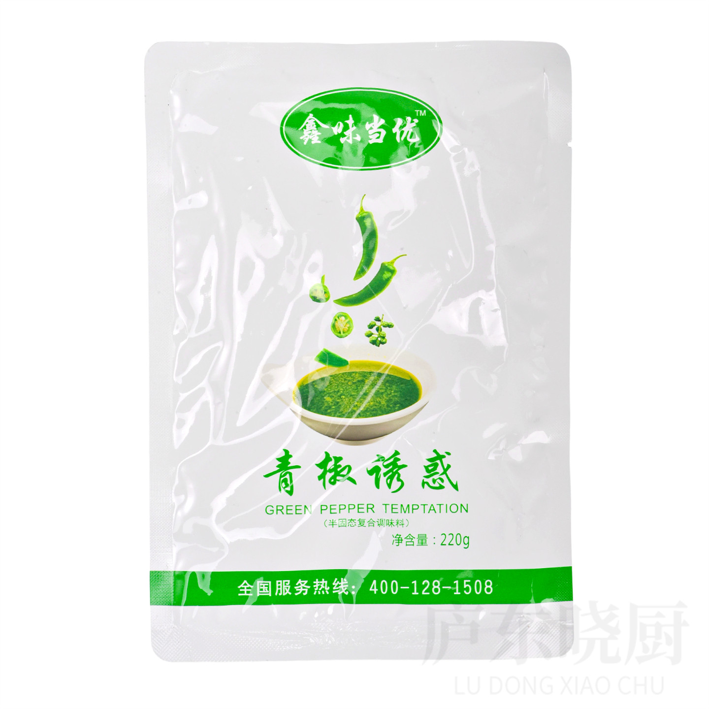 鑫味当优青椒诱惑220g*25袋多省包邮 米线料汁藤椒酱火锅鱼头底料