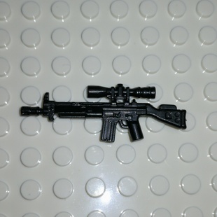 小兵人仔武器M14步枪二战军事拼装吃鸡游戏积木配件男孩玩具10岁9