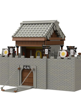 积木玩具兼容小颗粒秦朝场景拼装秦始皇军队古代大型城墙Moc人仔