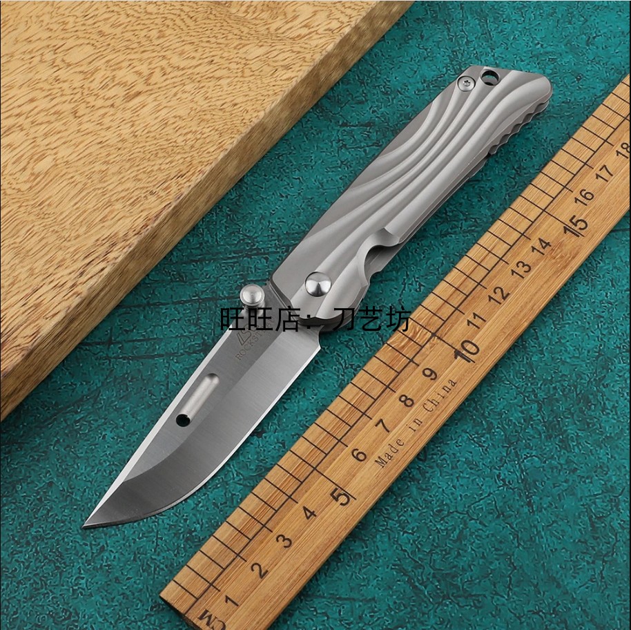 花田洋肥前折叠刀随身便携户外求生刀高硬度防卫锋利折刀收藏小刀