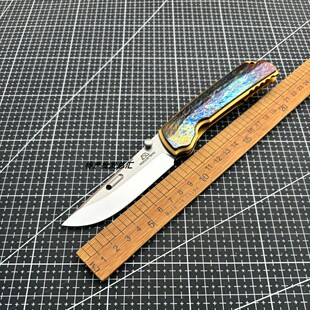 VG10钢镜面花田洋肥后2代折叠刀户外露营求生EDC收藏实用口袋小刀