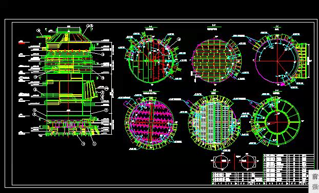 吸收塔结构总图