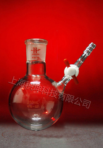反应球瓶 标准磨口 标口(厚壁,标准四氟芯) 250ml/24# 厚壁设计